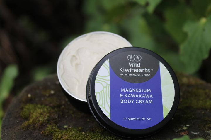 Wild Kiwihearts Magnesium & Kawakawa Body Cream 50ml